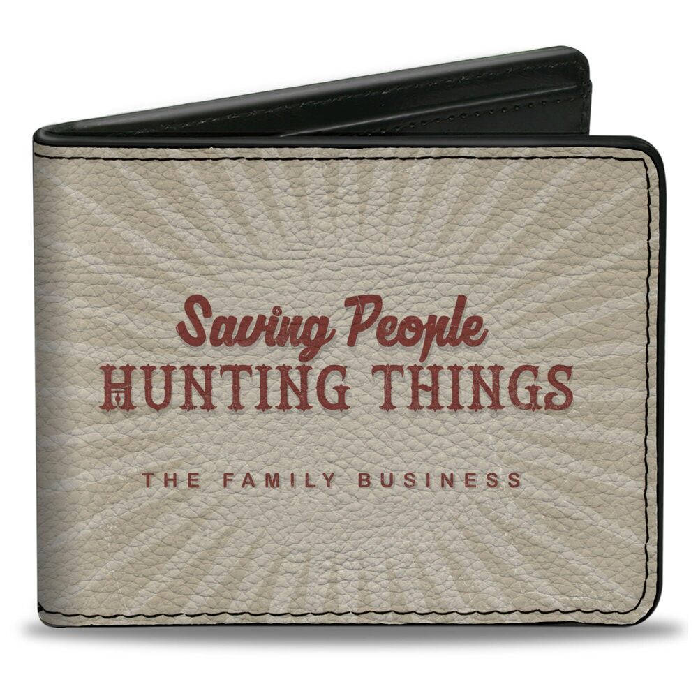 6418 Supernatural Wallet, Bifold, Supernatural Saving People Hunting Things
